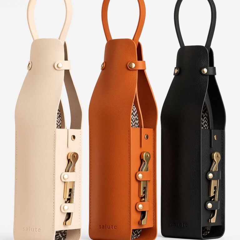 Porta Vinhos em sintético e ferragens